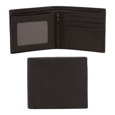 RJR.John Rocha Brown leather fold out wallet in a gift box